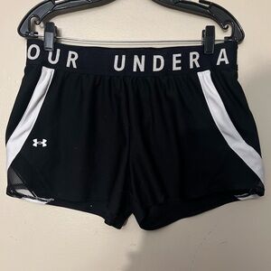 LG Women's Black and White Athletic Shorts